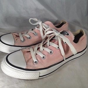 Converse Allstar Light Pink Low Top Lace Up Sneakers Tennis Shoes Women's Size 6